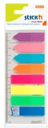 Stick'N Zakładki Indeksujące 8 Kolorów + Linijka