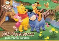 St. Majewski Blok Rysunkowy Kubuś Puchatek A4 Z Kolorowymi Kartkami