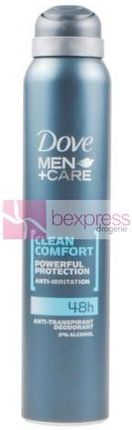 DOVE CLEAN COMFORT MEN dezodorant 200 ml