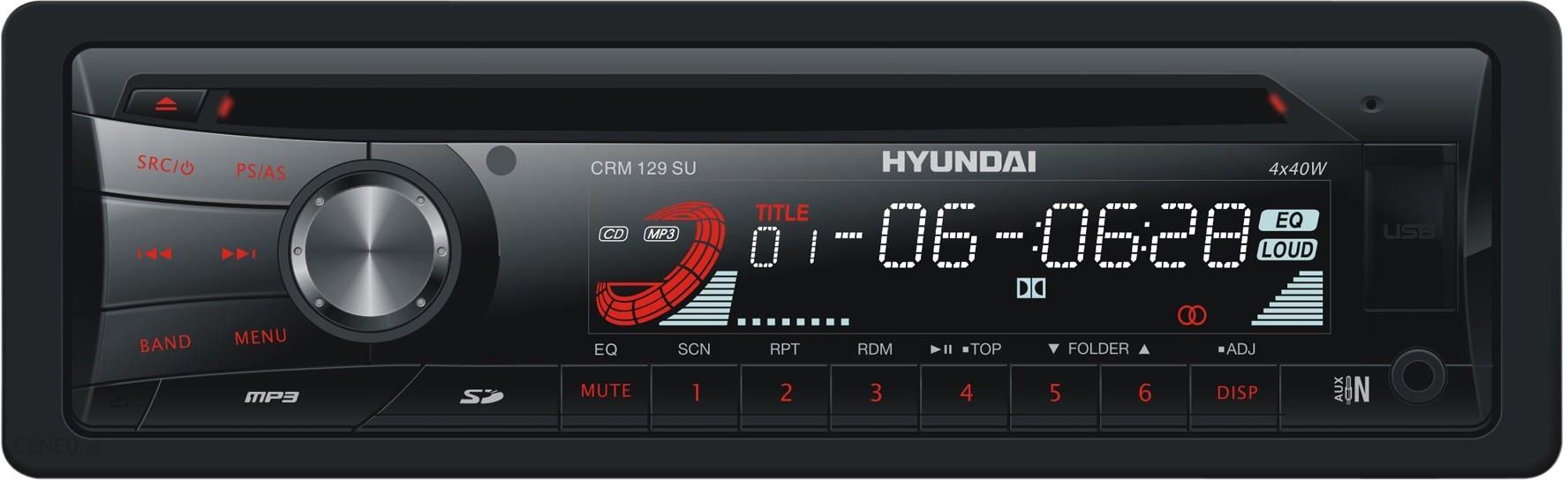Radioodtwarzacz samochodowy Hyundai CRM 129 SU Opinie i