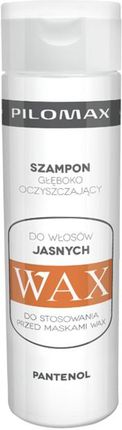 WAX Szampon głęboko oczyszczający do włosów jasnych 200ml