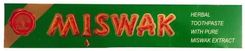 Dabur Herbal Toothpaste With Pure Miswak Extract Pasta ziołowa do zębów Meswak 100ml
