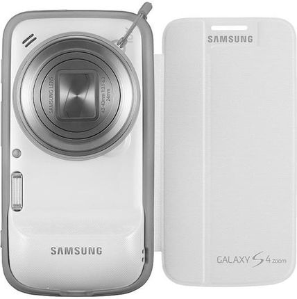 Samsung Flip Cover do Galaxy S4 Zoom Biały (ET-GGS10FWEGWW)