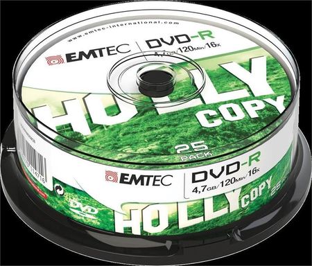 EMTEC DVD-R 25 SZT. (ECOVR472516CB)