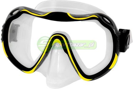 Aqua-Speed Maska Do Nurkowania Java Czarno/Żółta 18 /3100