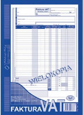 Michalczyk Druk M Faktura Vat A4 Wielokopia 100-1E
