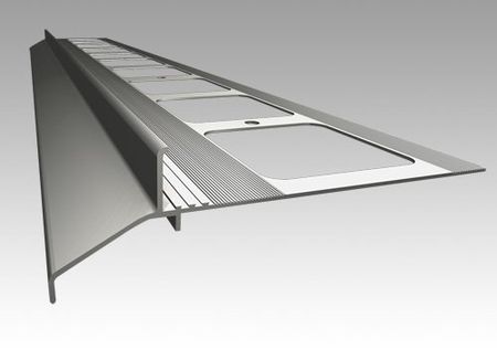 K30 Profil aluminiowy balkonowy 2.0m grafitowy RAL 7024 listwa balkonowa okapnikowa grafitowa