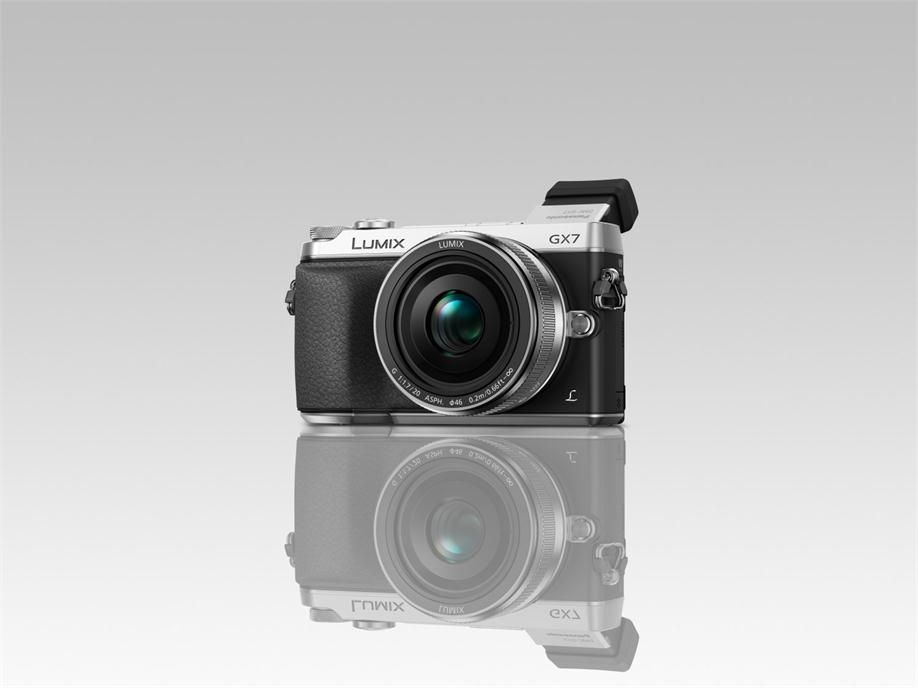 Aparat cyfrowy Panasonic Lumix DMC-GX7 Srebrny + 14-42mm