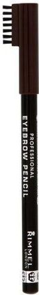Rimmel Professional Eyebrow Pencil kredka do brwi odcień 001 Dark Brown 1,4 g