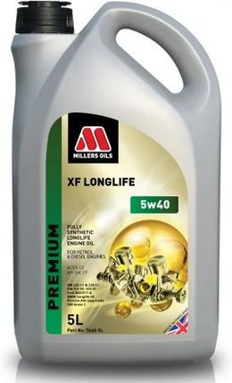 Millers Oils XF Longlife 5W40 5L