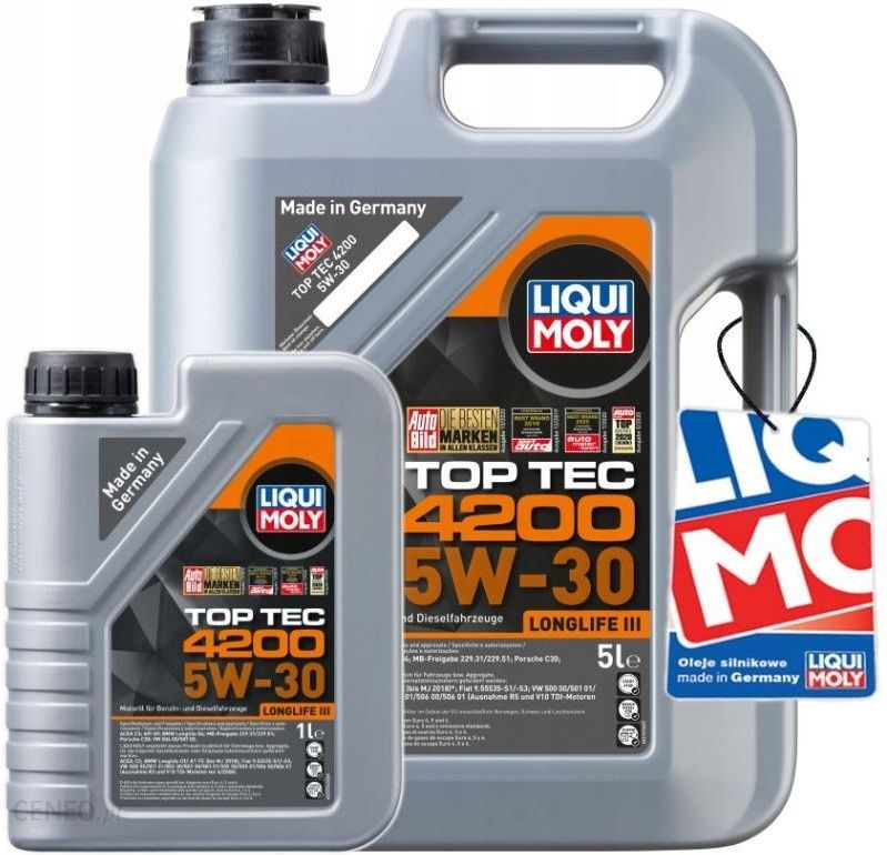 Olej silnikowy Liqui Moly Top Tec 4200 5W30 5L - Opinie i ceny na