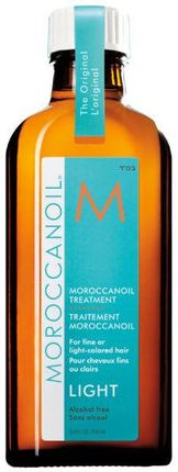 Moroccanoil Oil Treatment Light Naturalny Olejek Arganowy Do Włosów Cienkich I Delikatnych 200 ml