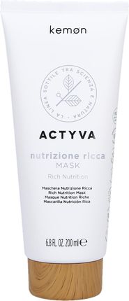 Kemon ACTYVA Nutrizione Ricca Mask Maska do włosów bardzo suchych 200ml