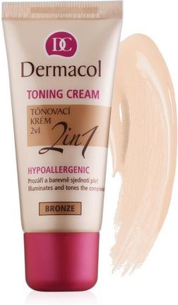 Dermacol Toning Cream 2in1 30 ml Krem koloryzujący Biscuit do wszystkich typów skóry