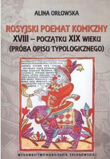 Zdjęcie Rosyjski poemat komiczny. XVII- Początku XIX wieku ( Próba opisu typologicznego) - Sosnowiec