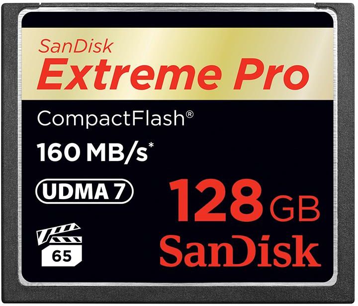 SanDisk Extreme Pro CompactFlash 128GB UDMA7 (SDCFXPS-128G-X46)