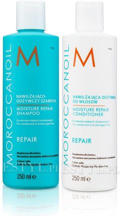 Moroccanoil Moisture Repair zestaw Szampon + Odżywka 2x250 ml