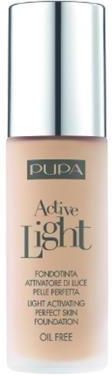 Pupa Active Light Light Activating Perfect Skin Foundation Oil Free SPF10 Beztłuszczowy podkład do twarzy SPF10 30ml 011