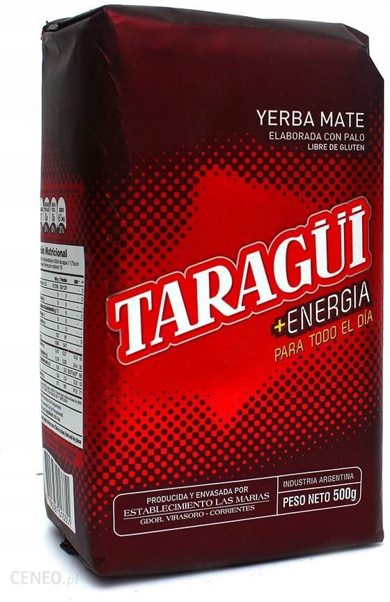 Las Marias Yerba Mate Taragui Energia 500g
