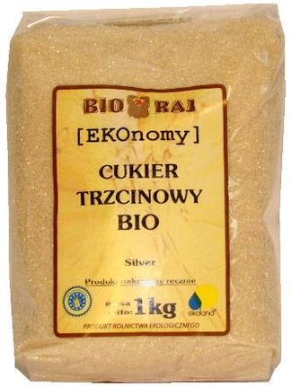 Bio Raj Cukier trzcinowy jasny, nierafinowany 1kg