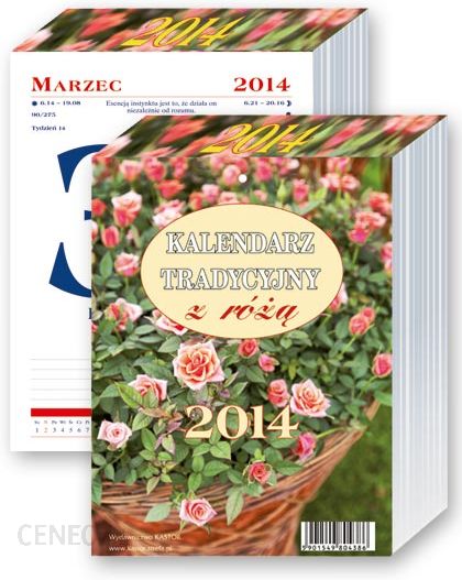 Kalendarz Zdzierak Tradycyjny Z Różą Kl14 2014 Ceny I Opinie Ceneopl 9562