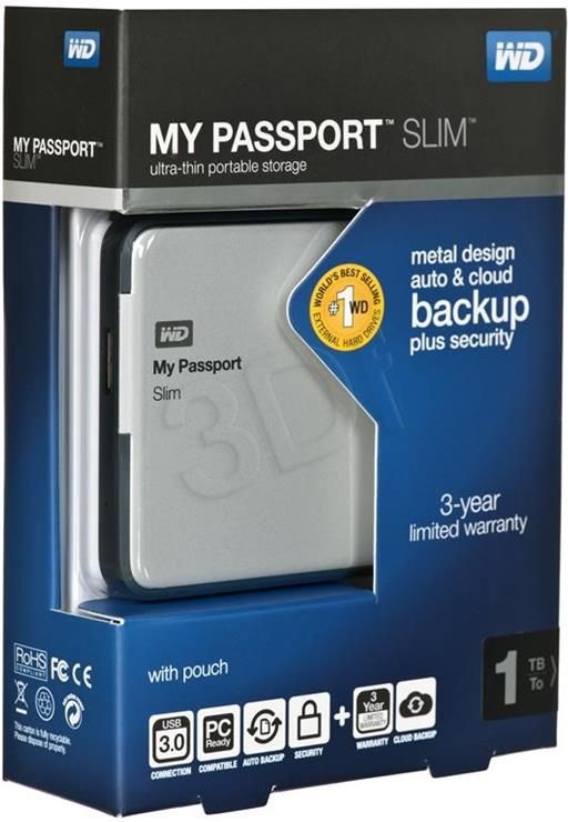 Внешний жесткий диск wd my passport 1tb black wdbuzg0010bbk eesn обзор