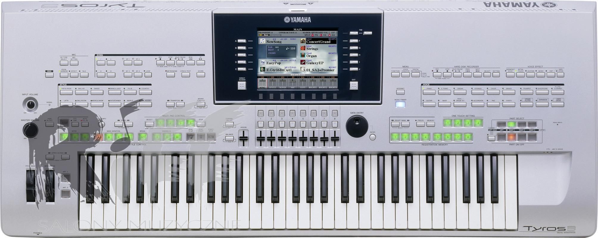 yamaha tyros 3 cena