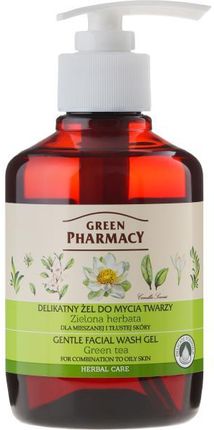 Green Pharmacy Delikatny Żel Do Mycia Twarzy zielona Herbata Dla Mieszanej I Tłustej Skóry
