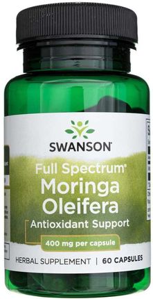 Swanson Full Spectrum Moringa Oleifera 400mg 60 kaps.