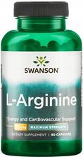 Swanson L-Arginina Forte 850mg 90kaps. - Aminokwasy i glutaminy