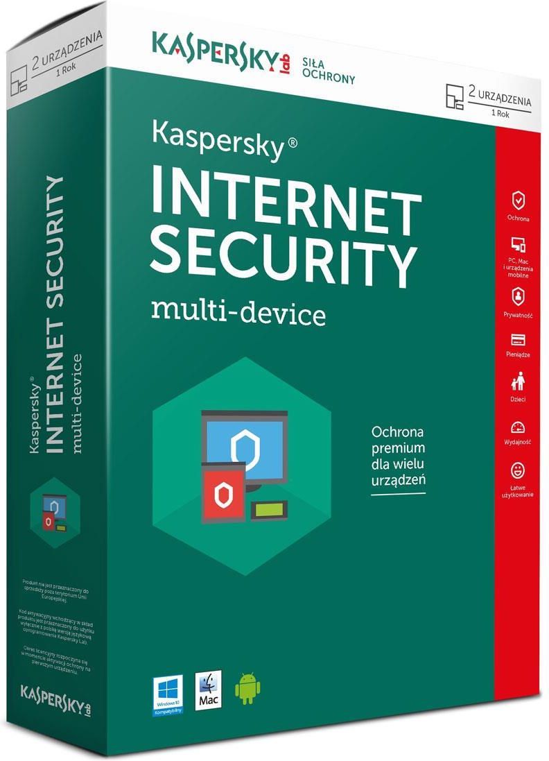 Kaspersky Internet Security multi-device 5PC/1Rok (KL1941PCEFS)