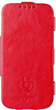 Bugatti UltraThin Bookcase z klapką dla Galaxy S4 mini, czerwone (8332)