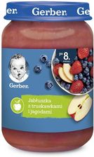 Gerber Deserek Jabłuszka Z Truskawkami I Jagodami dla niemowląt po 8 Miesiącu 190g