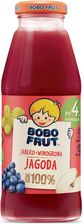 Bobo Frut Sok 100% Jabłko Winogrona Jagoda dla niemowląt po 4 Miesiącu 300ml - Herbatki i soki dla dzieci