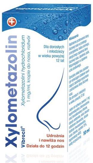 Xylometazolin Vibrocil Krople Do Nosa 10Ml Opinie I Ceny Na Ceneo pl