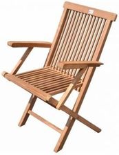 Dio24 Krzesło z Drewna Tekowego Krzesła Ogrodowe (GL05038)