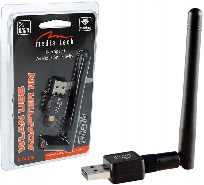 Media-Tech Karta sieciowa Wi-Fi USB (MT4208)