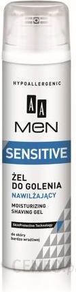 AA Men Sensitive Żel do golenia nawilżający dla skóry bardzo wrażliwej 200 ml