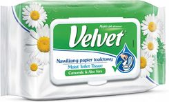 Velvet Nawilżany papier toaletowy Rumianek i aloes 42 szt.