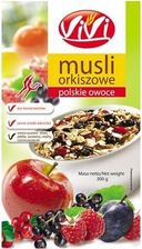 VIVI Musli owsiane Polskie owoce 350g - Płatki musli i otręby