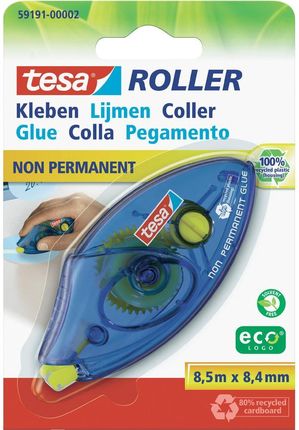 Tesa Roller Klej w taśmie usuwalny jednorazowy ecoLogo bezbarwny (59191)