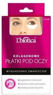 L'biotica płatki pod oczy wygładzające zmarszczki 3 pary