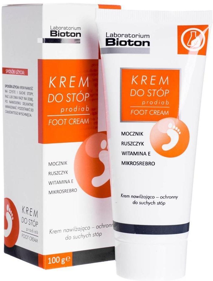 BIOTON Krem do stóp prodiabetyczny krem 100 g - zdjęcie 1 BIOTON Krem do stóp prodiabetyczny krem 100 g
