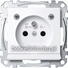 Zdjęcie Schneider Electric Merten Gniazdo Z/U z Podświetleniem Led 2.0 Biały MTN2504-0325 - Tychy