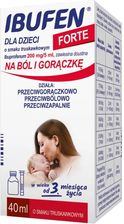 Zdjęcie Ibufen Forte dla dzieci 200mg/5ml zawiesina smak truskawkowy 40ml - Gryfice