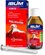 IBUM FORTE 200 mg/5 ml zawiesina doustna o smaku malinowym 100 g