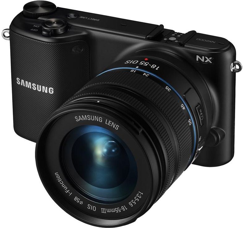 Samsung NX2000 ミラーレス 18-55mm F3.5-5.6レンズ Aparat cyfrowy Samsung NX2000 Czarny + 20-50mm