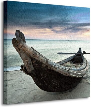 Stare łodzie, Wietnam - Obraz na płótnie CKS0035
