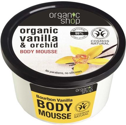 Organic Shop Mus do ciała burbońska wanilia 250ml