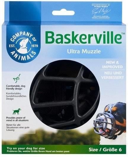 Baskerville Ultra Muzzle Kaganiec Fizjologiczny Czarny Rozmiar 6 (Xxl)